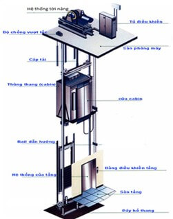 Lắp Thang máy tải hàng cho siêu thị